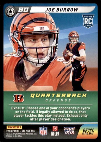 2020 Panini NFL Five TCG Joe Burrow #RK266