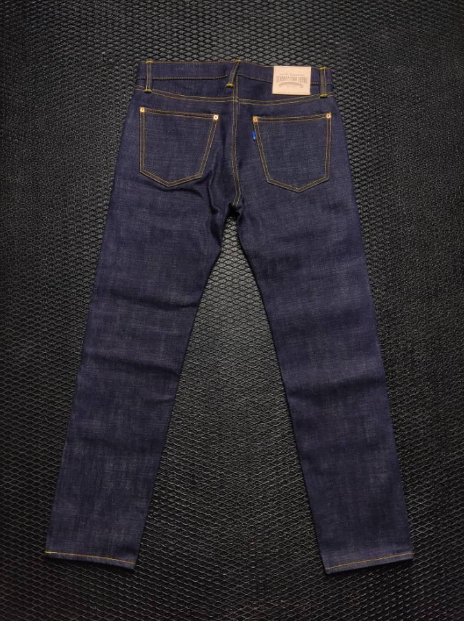 Pre-owned The Limited Limited Edition Double Knee Denim 21oz Custom Made Denim Selvedge Jeans In Blue