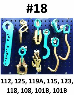 SET#18 AUTO BODY FRAME MACHINE 9 PIECE TOOL AND CLAMP SET SPECIAL PRICING!