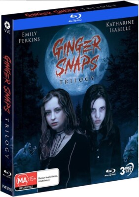 GINGER SNAPS TRILOGY (2000-04) 3 Movie Set Blu-Ray NEW (USA Compatible)