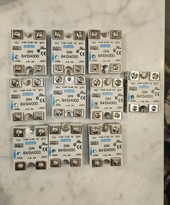10 PACK NEW Crouzet GN 84134000 Solid State Relay AC/DC INPUT