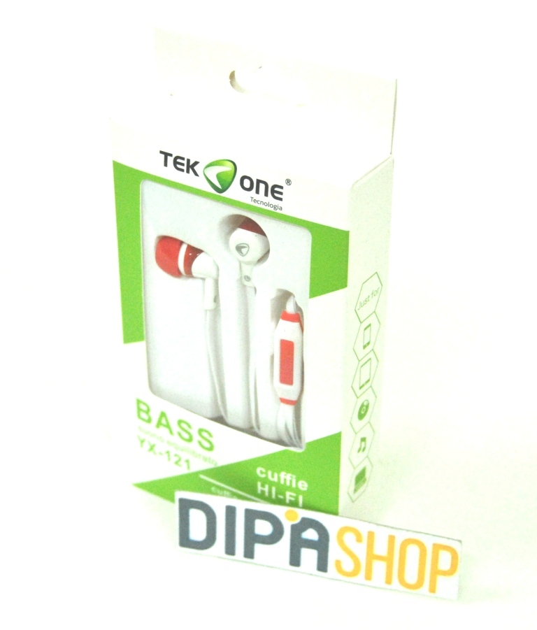 Cuffie Auricolari TeKone YX-121 con Mcrofono Per Smartphone Tablet Pc 3,5mm hsb