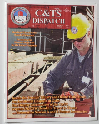 Cumbers & Toltec  C & TS Dispatch Volume 32 Number 2  Summer 2019, VG