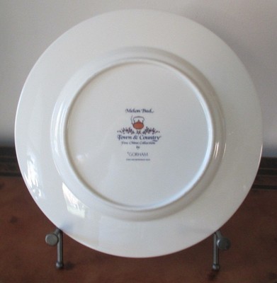 Gorham Melon Bud Coupe 10.5 Dinner Plate fine porcelain china Ex. Co.