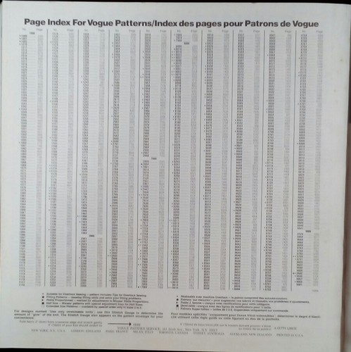 Vintage VOGUE Dec 1993 Sewing PATTERN COUNTER CATALOG Store Book Retro Fashion