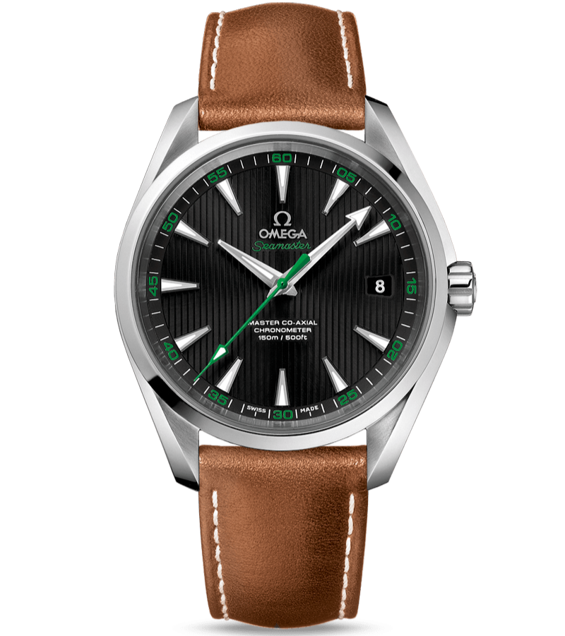 Pre-owned Omega Seamaster Aqua Terra Golf Co-axial Chronometer Watch 231.12.42.21.01.003