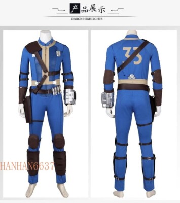 Fallout Season 1 Lucy Cosplay Halloween Costume Outfit Jumpsuit Suit Bodysuit   