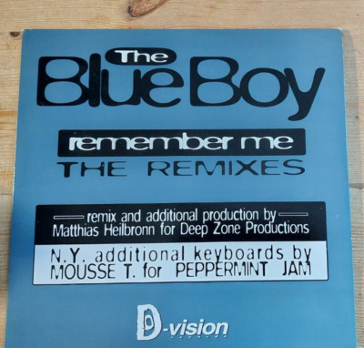 THE BLUE BOY ￼ Remember Me (remix) ￼ vinile ￼ 12 Mix 1997 d-vision