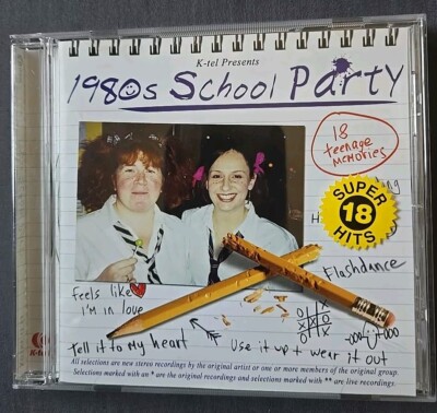 1980s School Party by Various Artists (CD, Sep-2003, K-Tel Distribution)