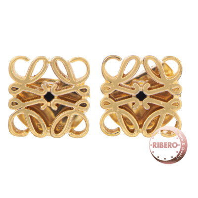 ピアス Loewe Hoop Earrings Stirrup earrings in sterling silver Gold - LOEWE