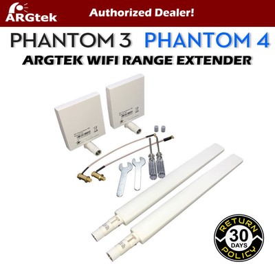 ARGtek DJI Phantom 4 amp 3 ProAdvanced WiFi Signal Range Extender Antennas  New