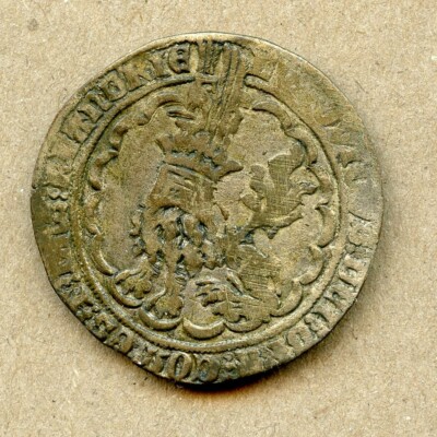 Very Nice Belgium: Flanders ca. 1364 Louis II de Male Silver Double Groot!