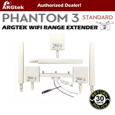 ARGtek DJI Phantom 3 Standard WiFi Signal Range Extender Antennas 40641 Brand New
