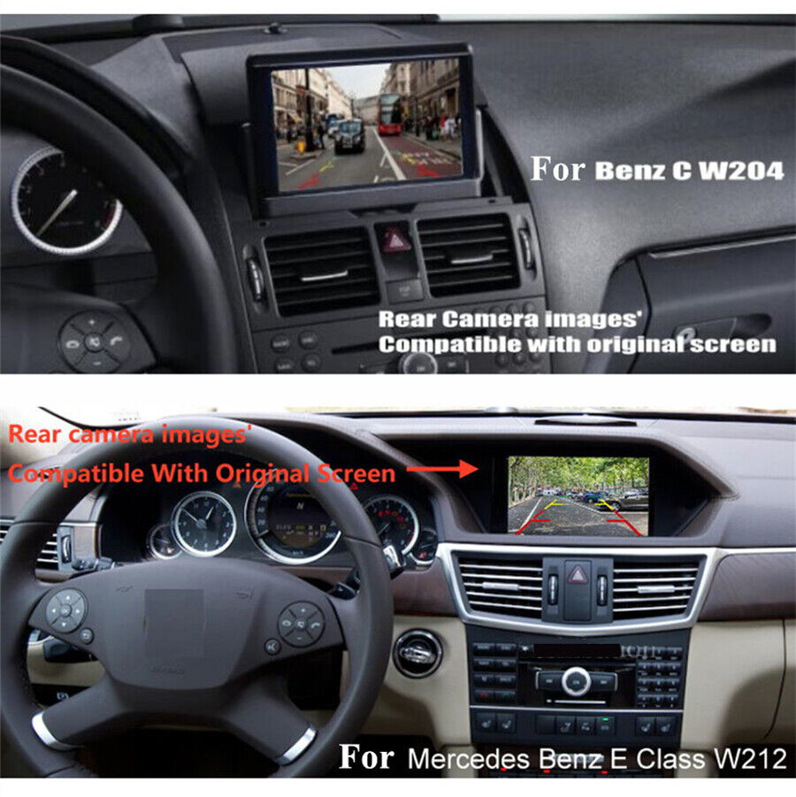 For Mercedes C250 C300 W204 S204 Factory Radio GPS Rear Back Up Camera With Wire