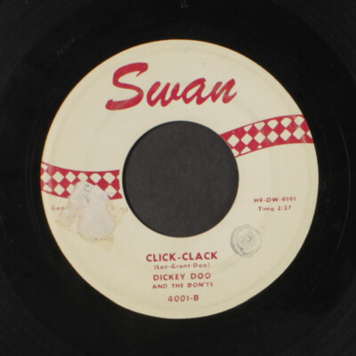 DICKEY DOO & DON'TS: click-clack / did you cry SWAN 7'' Single 45 RPM