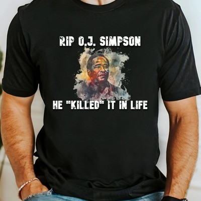 Oj Simpson T-Shirt, Rip Oj Simspon Shirt, The Juice Memorial Shirt