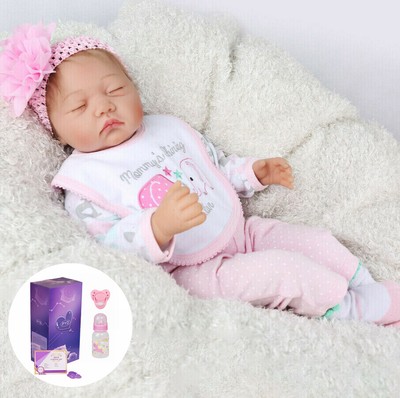 Realistic Reborn Newborn Baby Girl Doll Handmade Lifelike Dolls Bday Xmas Gift