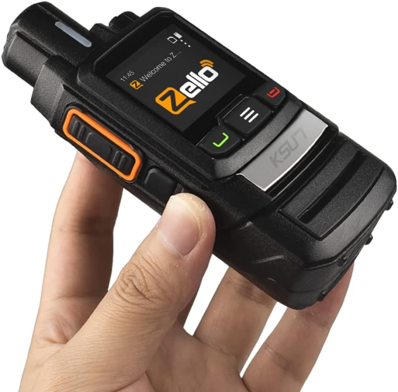 Walkie Talkie Phones Zello PTT Button APP Wifi Mobile Radio 3G/4G Network 100 Mi
