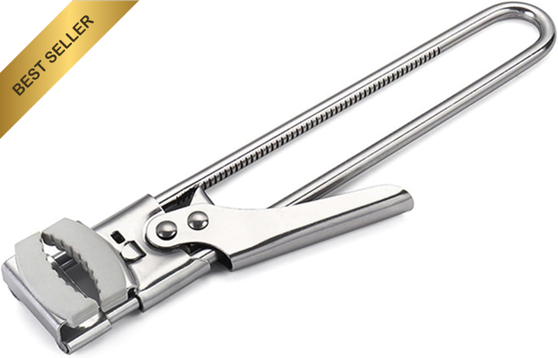 Adjustable Multifunctional Stainless Steel Can Opener Jar Lid Gripper, Manual Bo