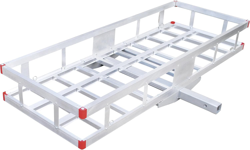Aluminum Hitch Cargo Carrier Basket 500 lb 2 Receiver Rustproof SUV Truck Rack