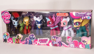 G4 My Little Pony FIM Fashion Style 6 POWER PONIES Target exclusive box set