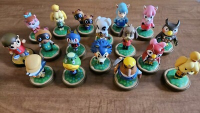 Animal Crossing Amiibo Figures Full 16 + 1 Set Lot Nintendo Toys to Life Series 