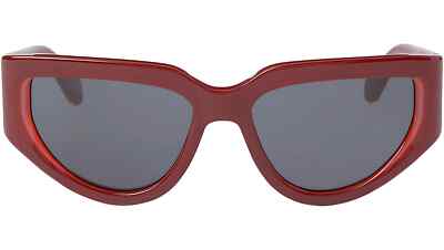 Pre-owned Off-white Seward Oeri116s24pla0012807 Burgundy In Gray