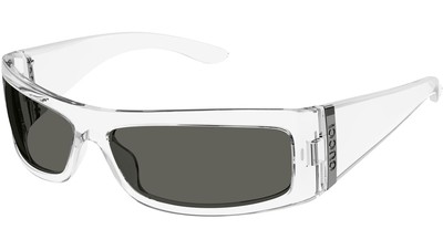 Pre-owned Gucci Gg1492sa-002 Crystal Sunglasses In Gray