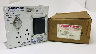 BEL POWER SOLUTIONS MODEL NO. HC15-3-A POWER ONE LINEAR POWER SUPPLY 3AMP 15VDC 