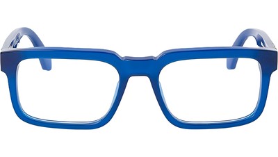 Pre-owned Off-white Oerj070s24pla0014500 Style 70 Blue Eyeglasses