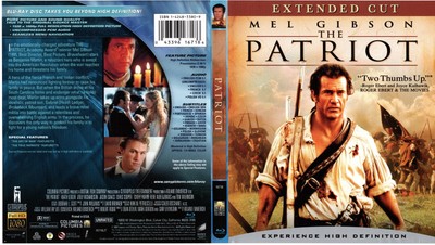 Patriot, The (2000, Extended Cut) --LIKE NEW BLU-RAY--MEL GIBSON, HEATH LEDGER!