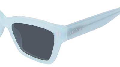 Pre-owned Off-white Oeri110s24pla0014007 Cincinnati Light Sunglasses In Ivory