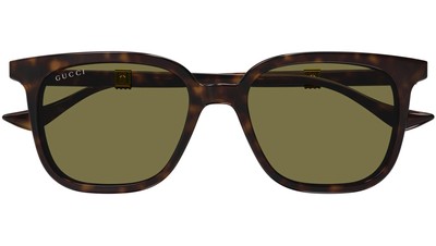 Pre-owned Gucci Gg1493s-002 Havana Green