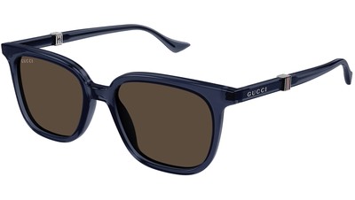 Pre-owned Gucci Gg1493s-004 Blue Brown