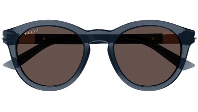 Pre-owned Gucci Gg1501s-003 Blue Brown