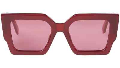 Pre-owned Off-white Catalina Oeri128s24pla0012828 Burgundy In Red