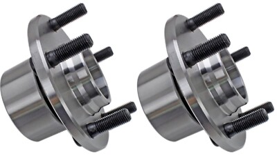 2 Front Wheel Hub Bearing Assemblies with ABS Fit 2004 2005 Mazda 3