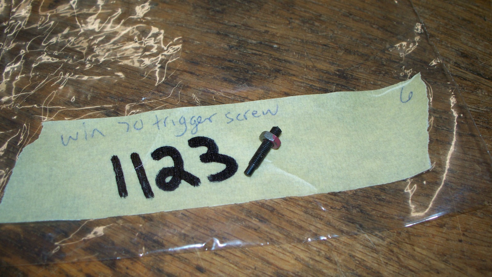 Winchester, model 70, trigger screw