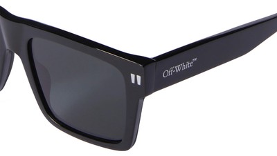 Pre-owned Off-white Oeri109s24pla0011007 Lawton Black Sunglasses