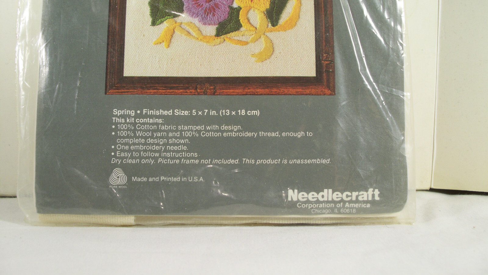 WonderArt Stitchery Picture Kit Spring Theme #5131 5