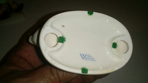 2 Hummel Figurines Merry Wanderer and Child with Duck