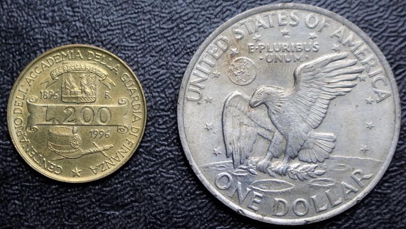 1996 R ITALY 200 LIRE - BRONZITAL - Centenary of Academy of