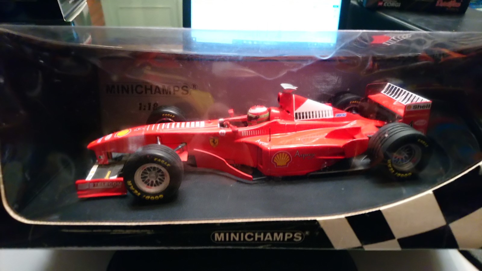 1/18 ミニチャンプス フェラーリ E.アーバイン MINICHAMPS 1/18 FERRARI F300 #4 E IRVINE ( ASPREY ) | eBay