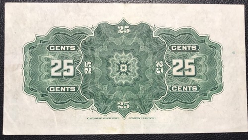 1923 Dominion Of Canada 25 cents EF40 McCavour-Saunders