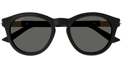 Pre-owned Gucci Gg1501s 001 Black Grey In Gray