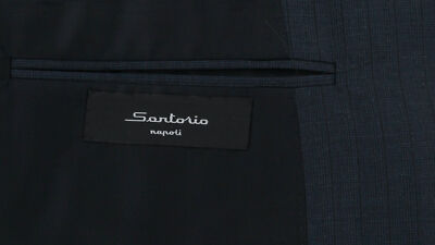 Pre-owned Sartorio Napoli Blue Wool Striped Suit - (ua200s512940c7)
