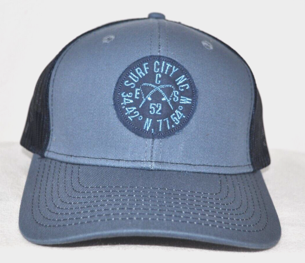 SURF CITY NORTH CAROLINA* Boating Trucker mesh Ball cap hat