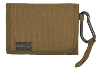 HAZARD 4 WALLET #WLT-WFR-CYT MIL-WAFER BINER TRI-FOLD WALLET COYOTE