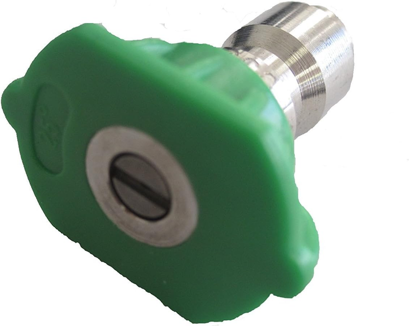 Nozzle Tip 4.0 1/4" Green 25 Degree for Pressure Washer 2500 3000 3500 4000 PSI