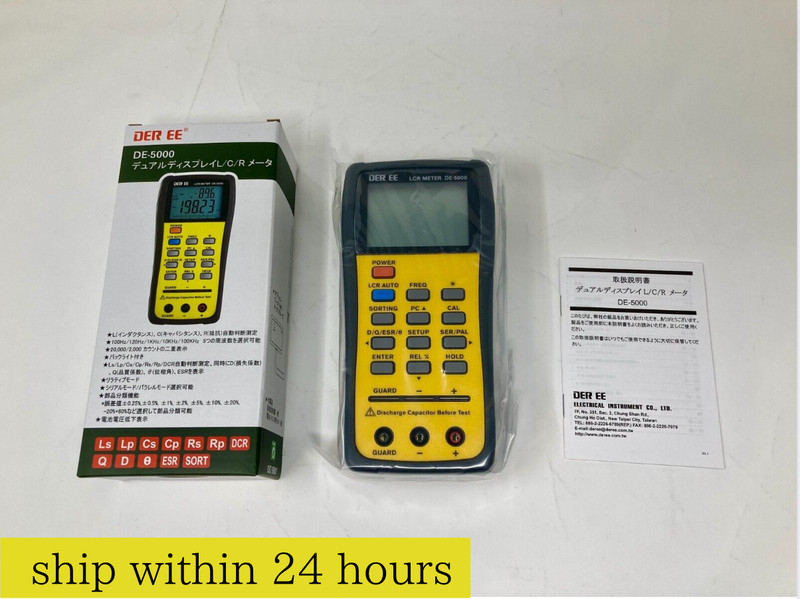 Compteur Lcr Portable Haute PrÃ©Cision De-5000 (Auto L.C.R. Check)